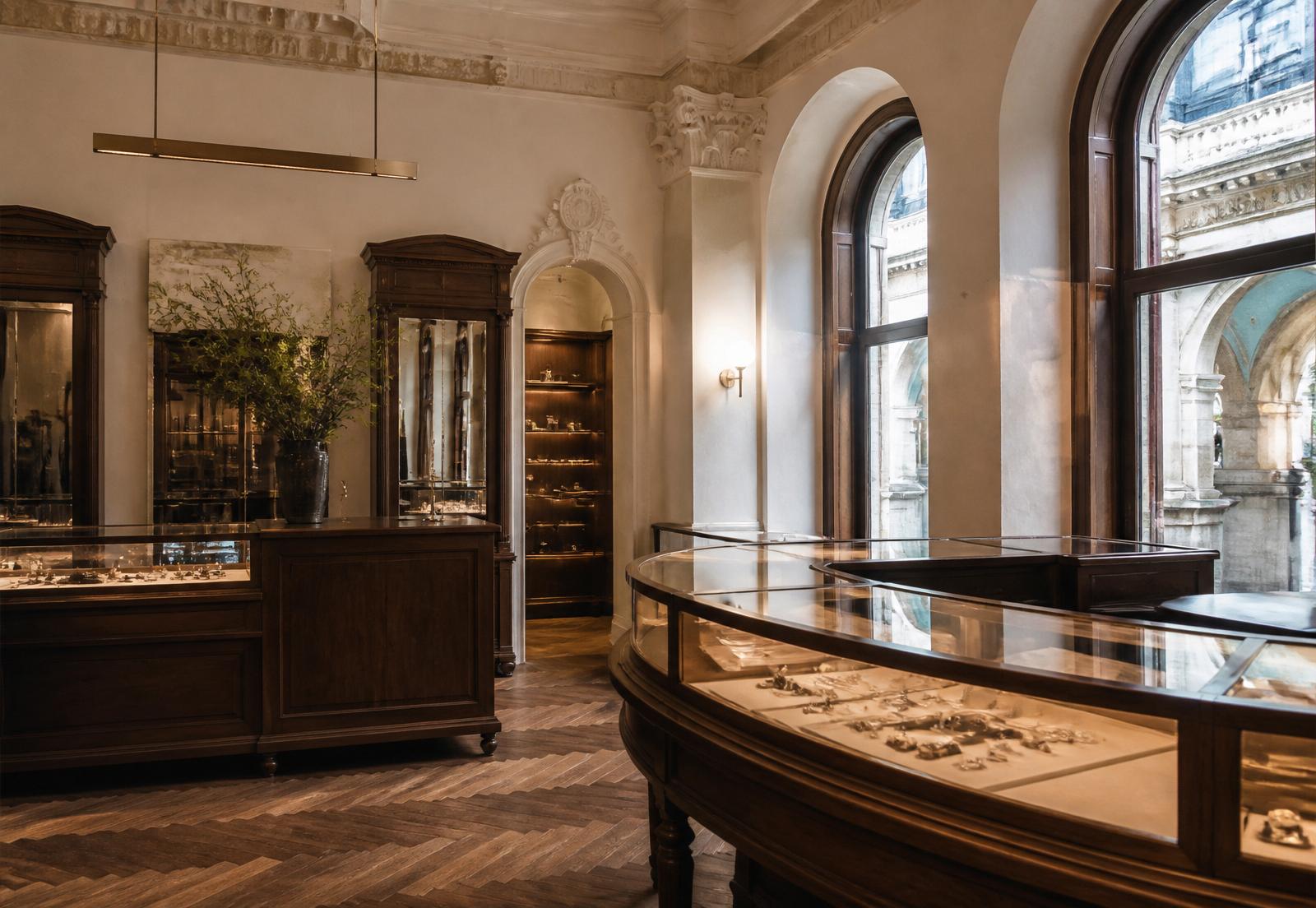 Interior der Boutique in Schwabach